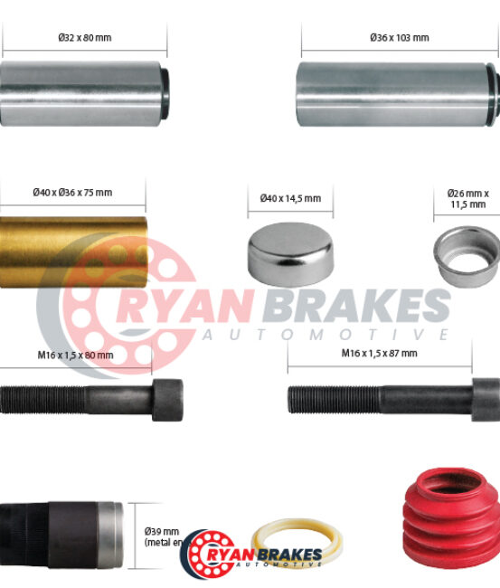 Caliper Guides & Seals Repair Kit