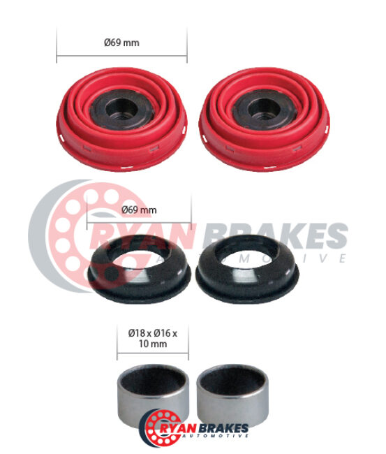 Caliper Piston Tappet Repair Kit (Ø69 mm)