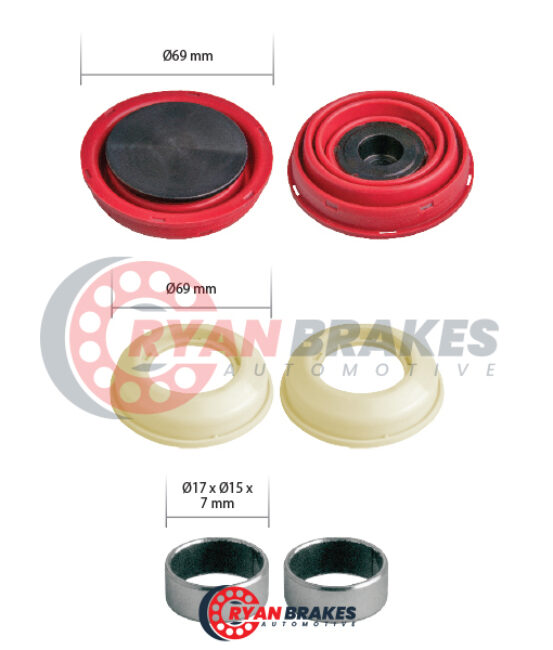 Caliper Piston Tappet Repair Kit (Ø54/Ø69 mm)