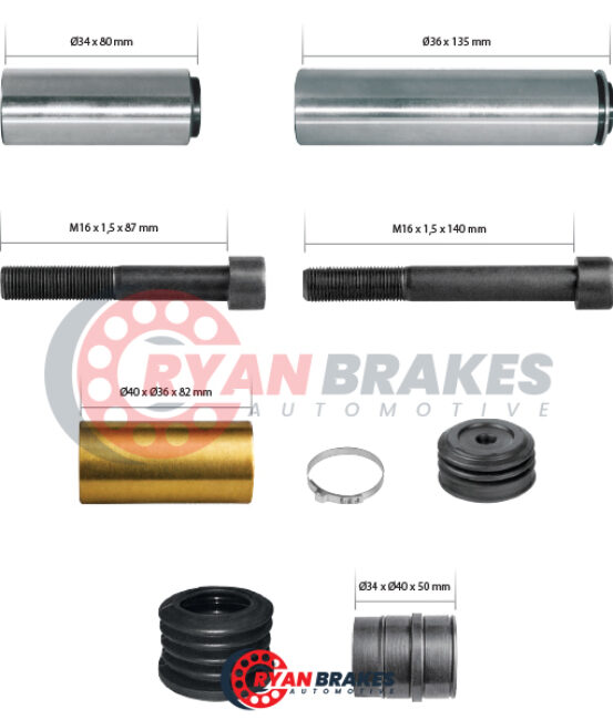 Caliper Guides & Seals Repair Kit
