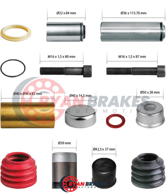 Caliper Guides & Seals Repair Kit
