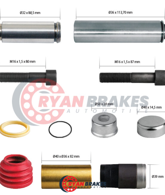 Caliper Guides & Seals Repair Kit