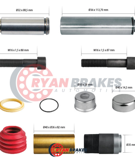Caliper Guides & Seals Repair Kit
