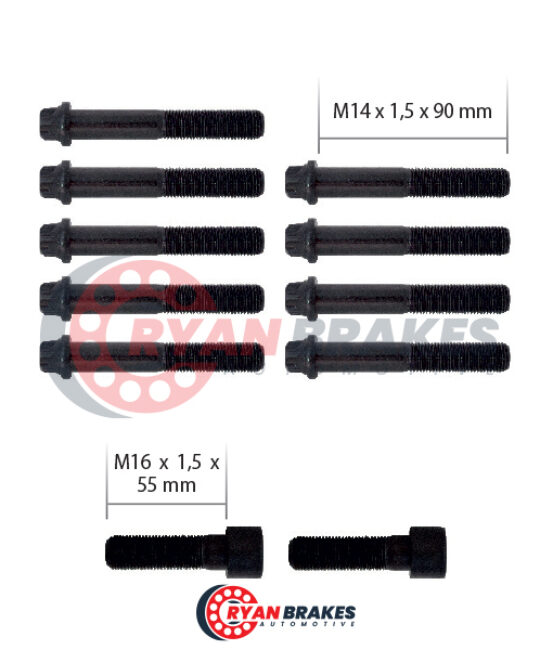 Caliper Cover Bolt Kit