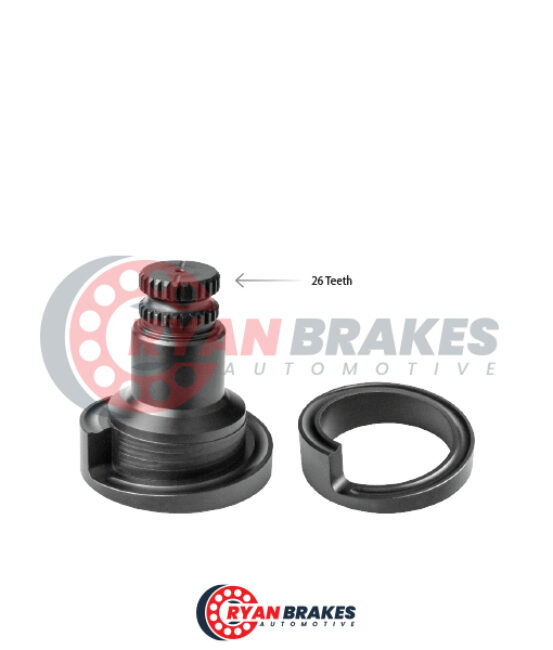 Caliper Gear Shaft (Front / Left – 26 Teeth)