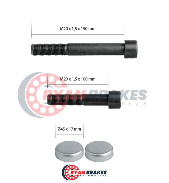 Caliper Bolt & Cap Repair Kit