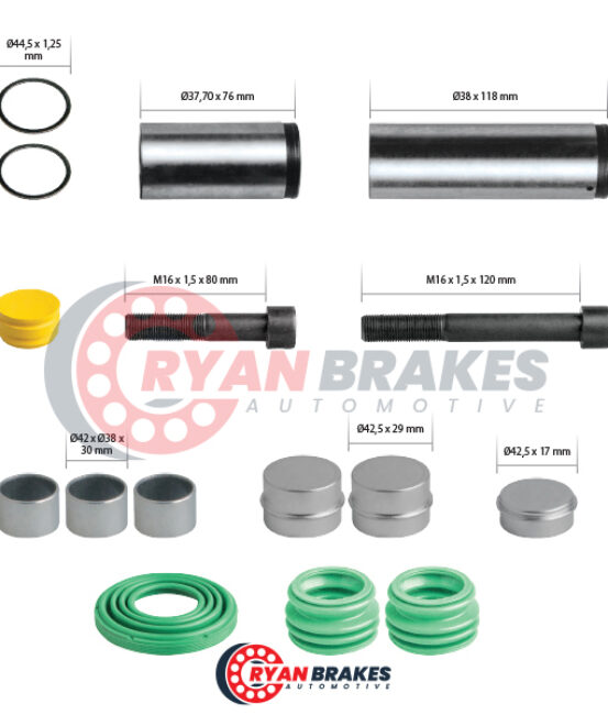 Caliper Guides & Seals Repair Kit
