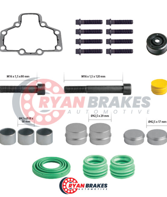 Caliper Bolts, Seals & Gasket Repair Kit