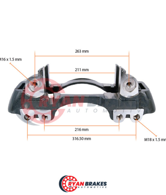WBC Pan 22.5 Caliper Carrier (Left)
