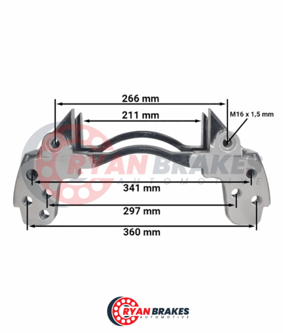 Caliper Carrier – 19.5 ” (Left)