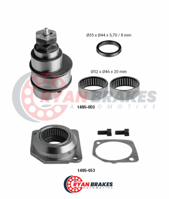 Caliper Shaft & Cover Repair Kit
