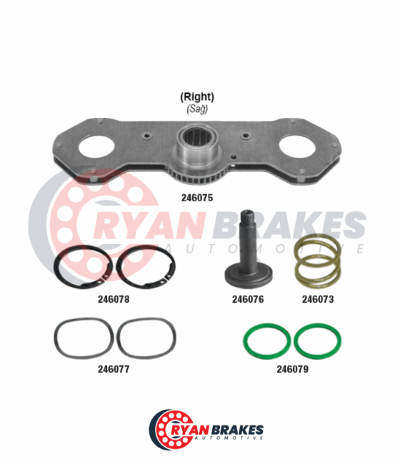 Caliper Adjusting Mechanism Repair Kit (Right)