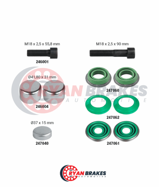 Caliper Boot & Caps Repair Kit