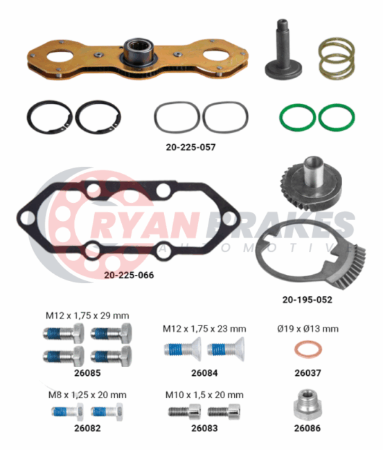 Caliper Adjusting Mechanism Repair Kit (Left)