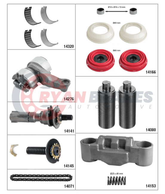 Caliper Complete Repair Kit