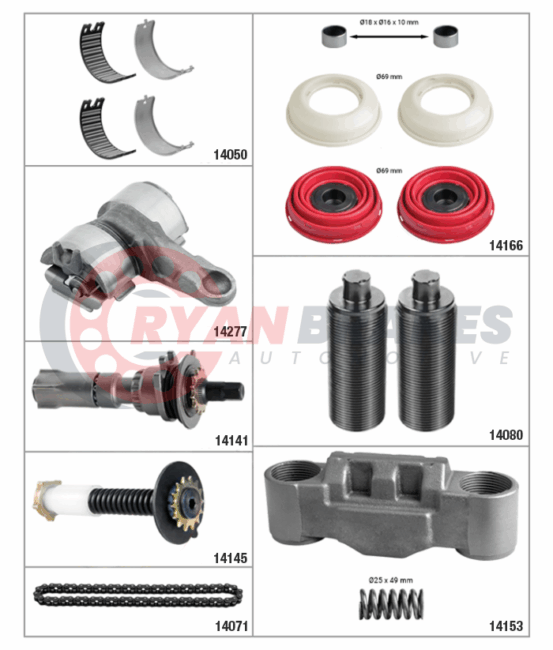 Caliper Complete Repair Kit