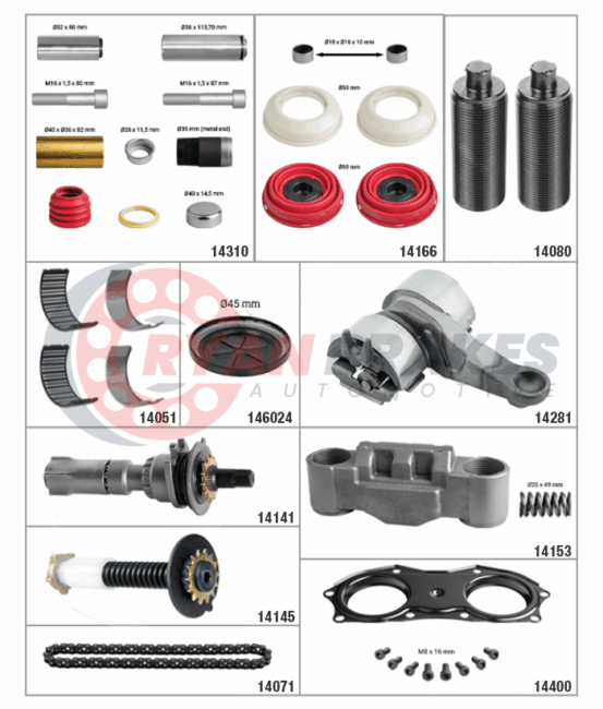 Caliper Complete Repair Kit